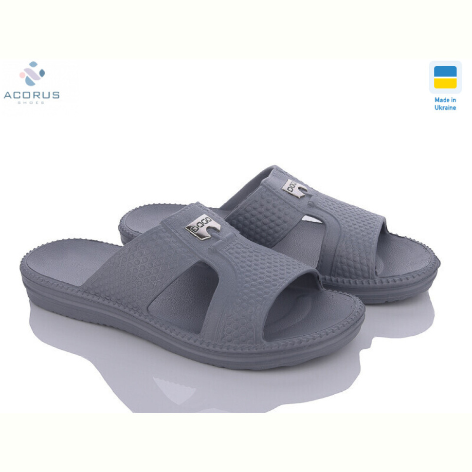 Шлепки Acorus 137 сірий