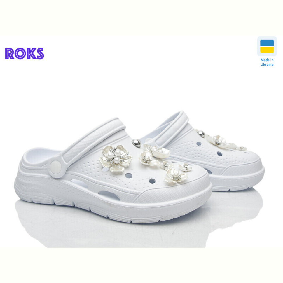 Кроксы Roks 414 білий