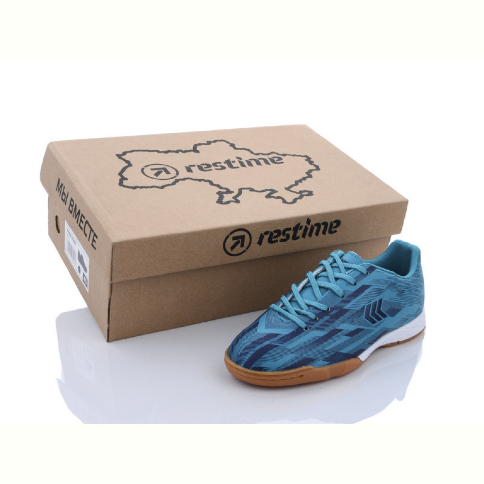 Футбольная обувь Restime DDB21419 cyan-navy