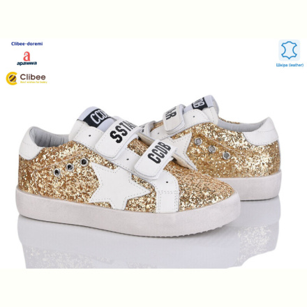 Кроссовки Clibee-Doremi AD22006 white-gold