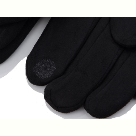 Перчатки RuBi F03М замш black