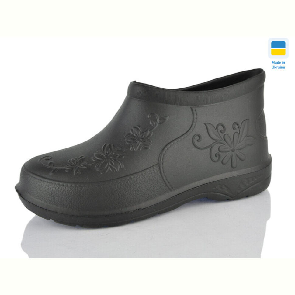 Галоши Lot Shoes Квітка холодний хакі