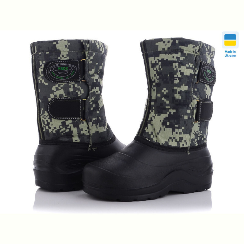 Сапоги из пены Vladimir Крок Украіна муж камуфляж-піксель М14