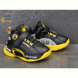 Кроссовки Clibee-Doremi L353 black-yellow