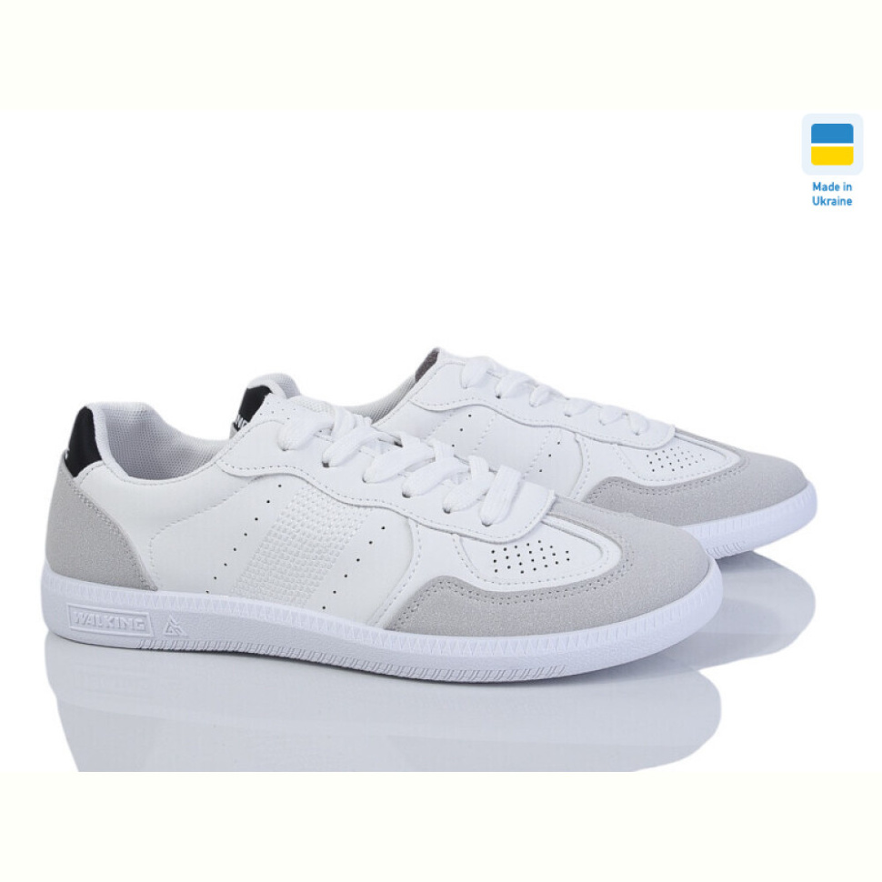 Кроссовки Progress Ж717 білий-сірий