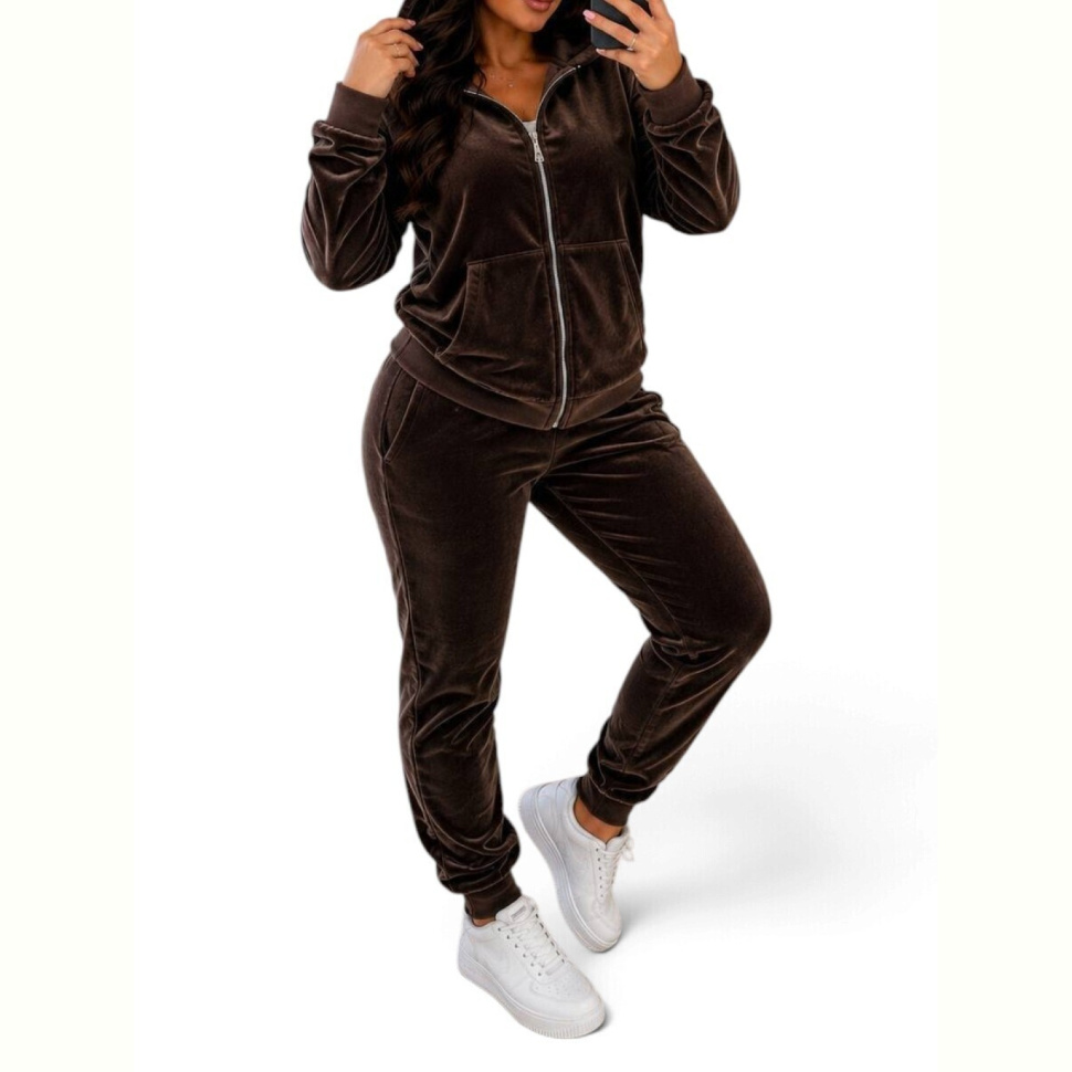 Спортивный костюм Alisa Brand 101 рз3646 шоколад Спортивный костюм Alisa Brand 101 рз3646 шоколад