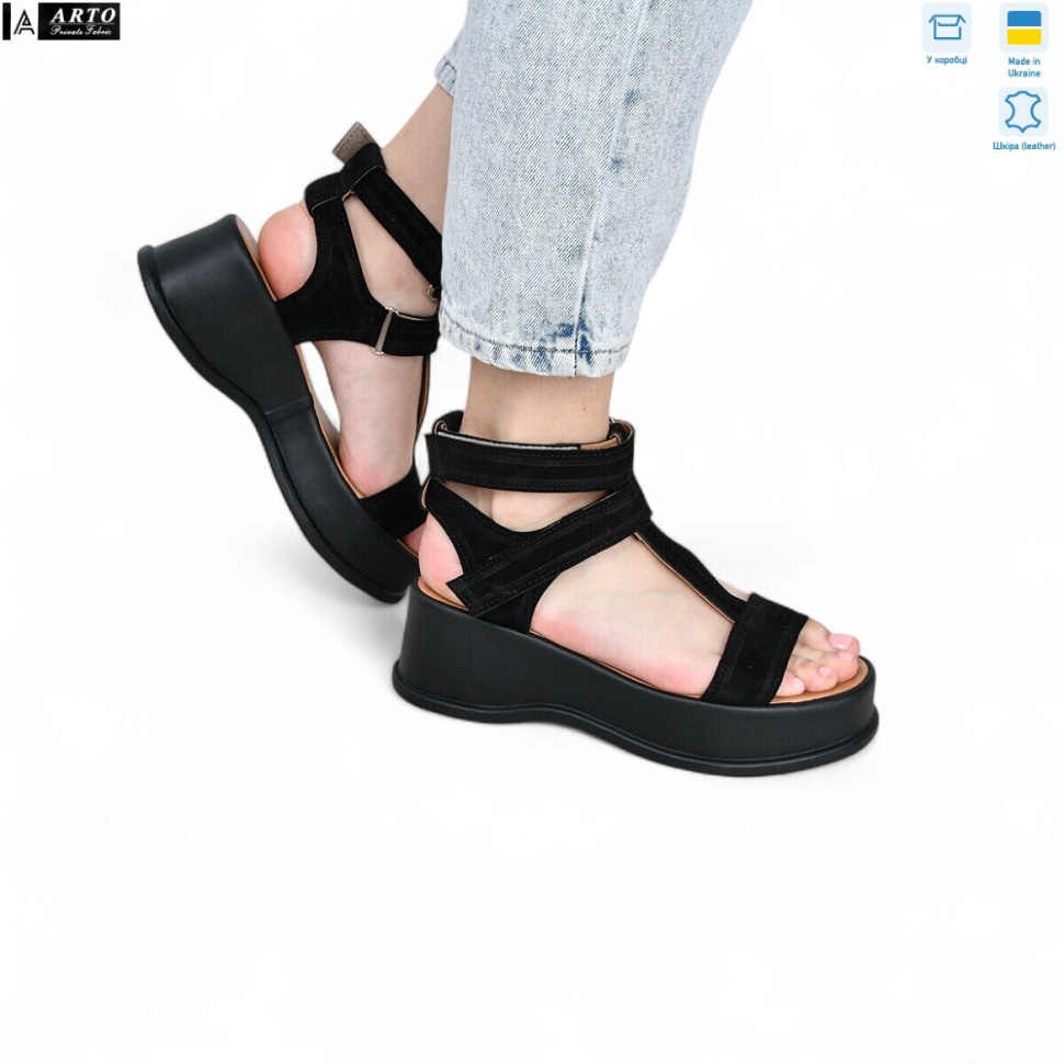 Босоножки ARTO 421 чорний з.