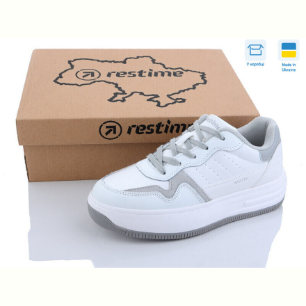 Кроссовки Restime AWO23302 white