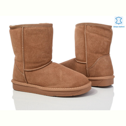 Угги Захар-Gold N5825-2 шкіра