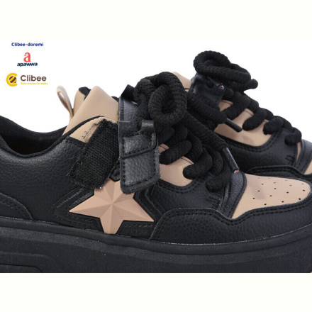 Кроссовки Clibee-Doremi LC120 black-khaki