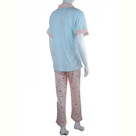 Пижама Obuvok 7125 l.blue (04072)