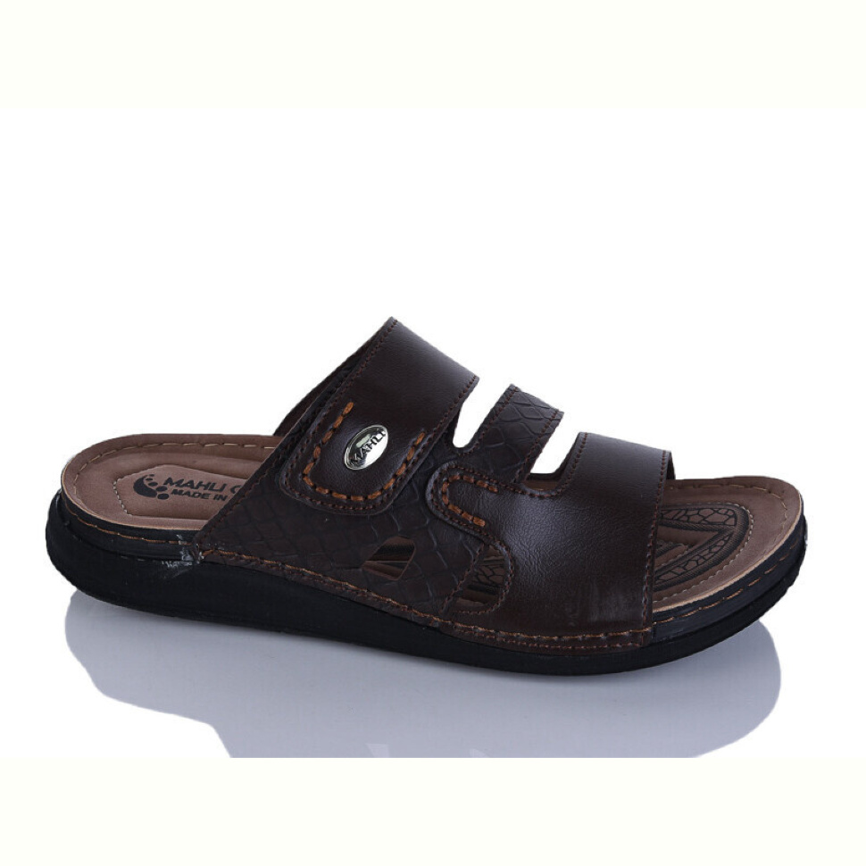 Шлепки Oscar 01-47 корич.к.