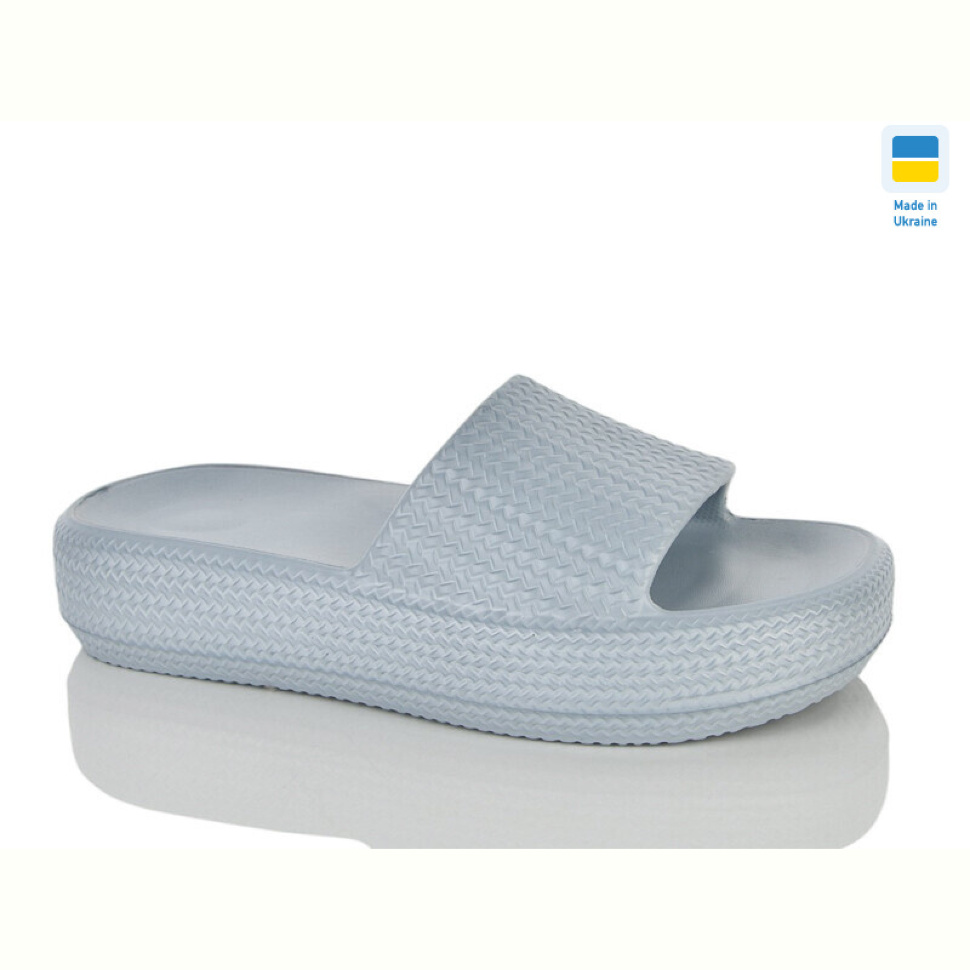 Шлепки DeMur W678 сірий