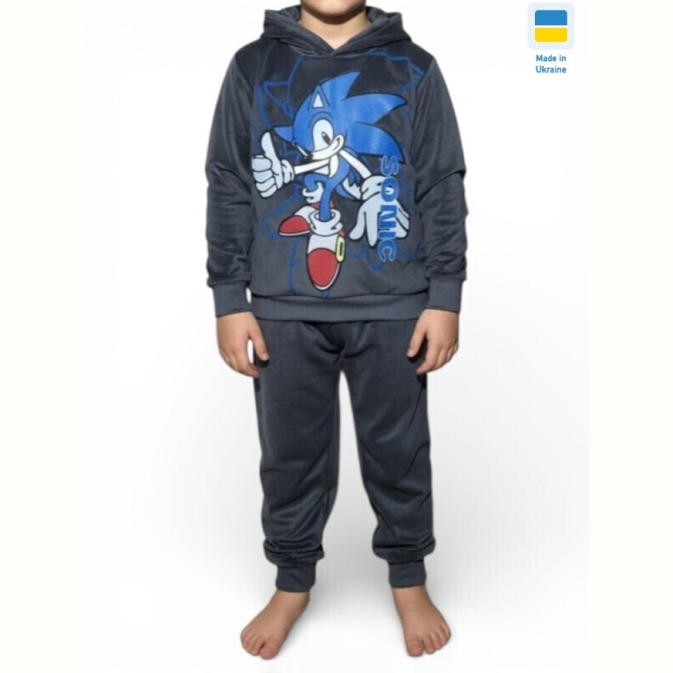 Спортивный костюм Kir15 Костюм Сонік сірий