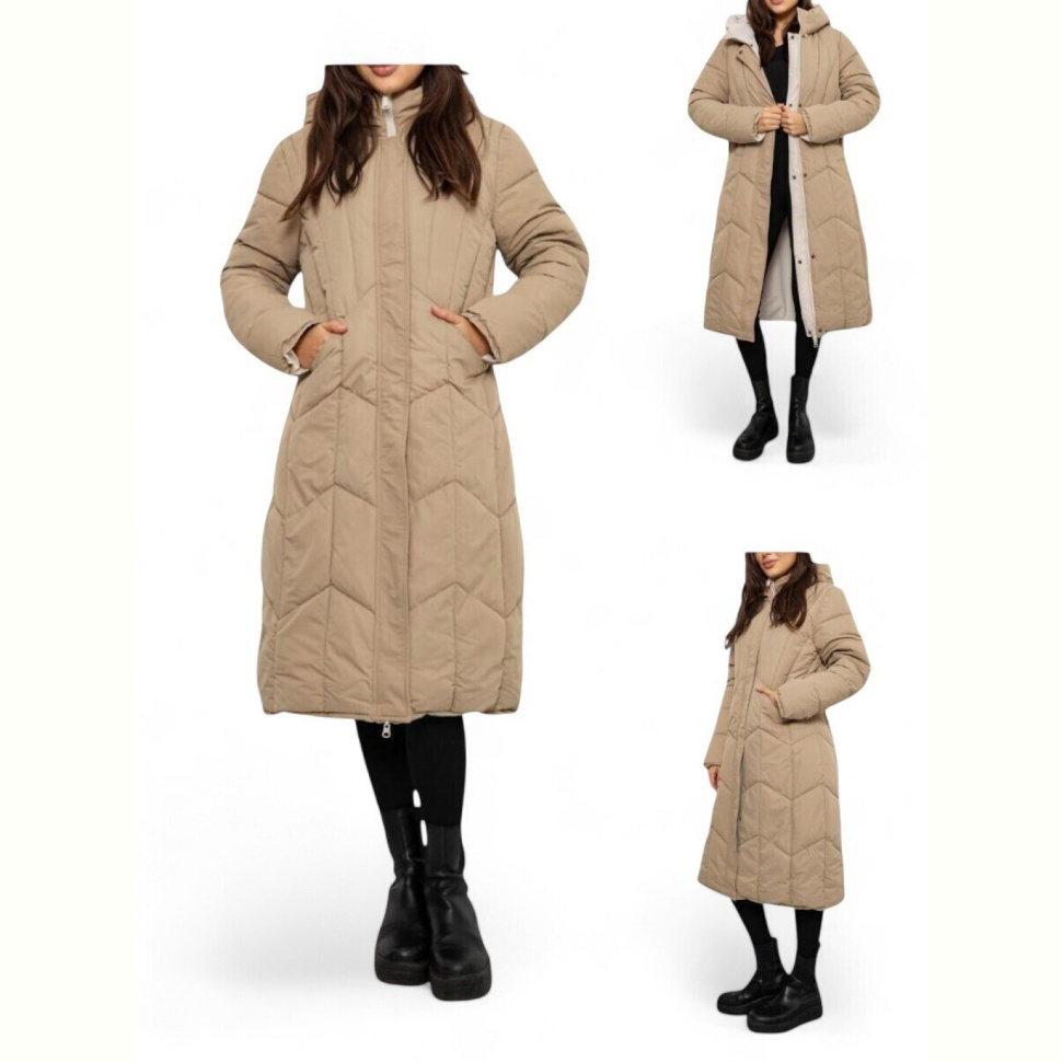 Куртка Massmag 24115 бежевий Куртка Massmag 24115 бежевий