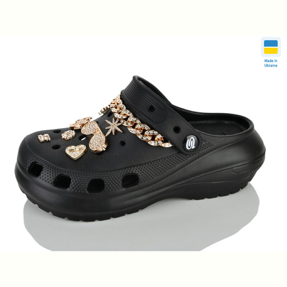 Кроксы Lot Shoes 1410-2-8 чорний