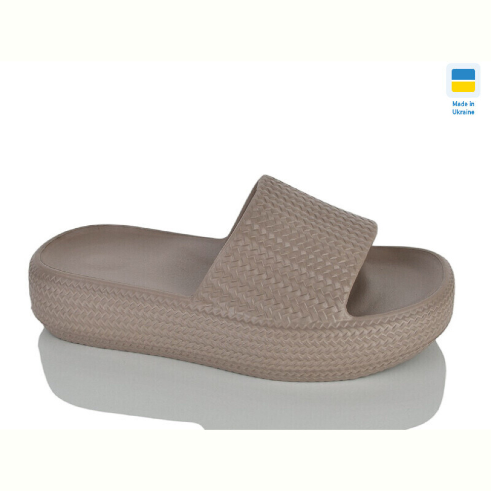Шлепки Крок DS78 таупе