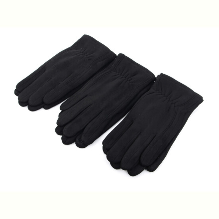 Перчатки RuBi F04М замш black