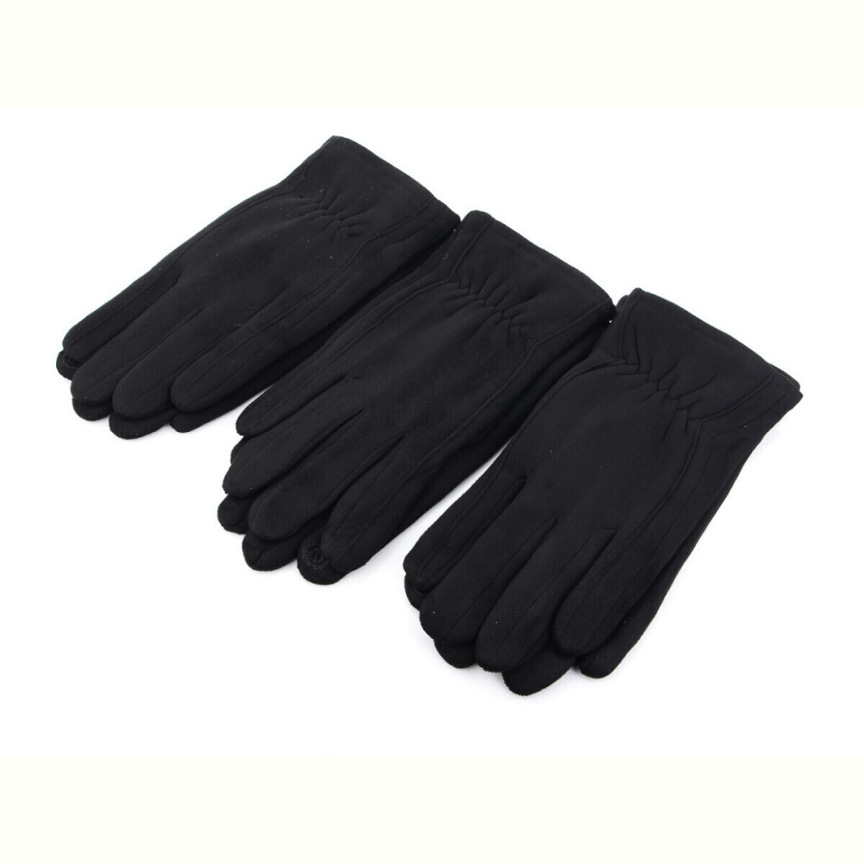 Перчатки RuBi F04М замш black