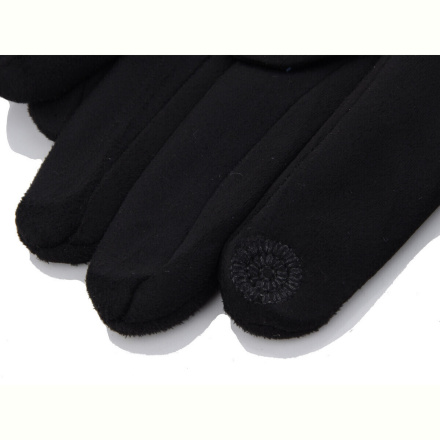 Перчатки RuBi F04М замш black