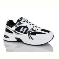 Кроссовки Ok Shoes YB079-3 white-black