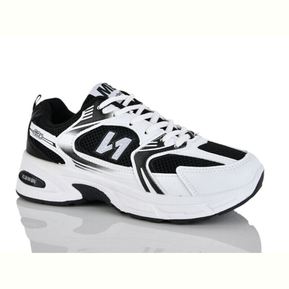 Кроссовки Ok Shoes YB079-3 white-black