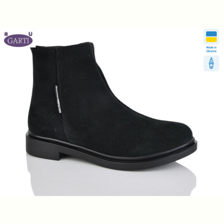 Ботинки Garti 351 чорний замш