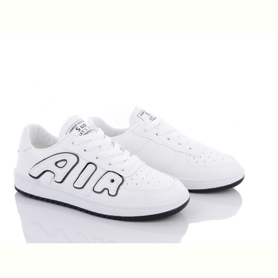 Кроссовки Violeta 176-1 white-black