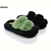 Тапки Super Gear PV323-18 bl-green mix