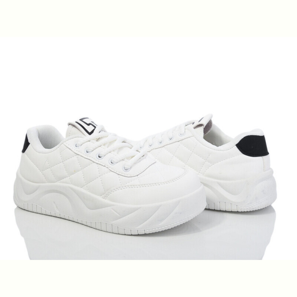 Кроссовки Violeta 149-55 white-black