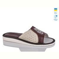 Шлепки Lot Shoes 1-4 бордовий комн