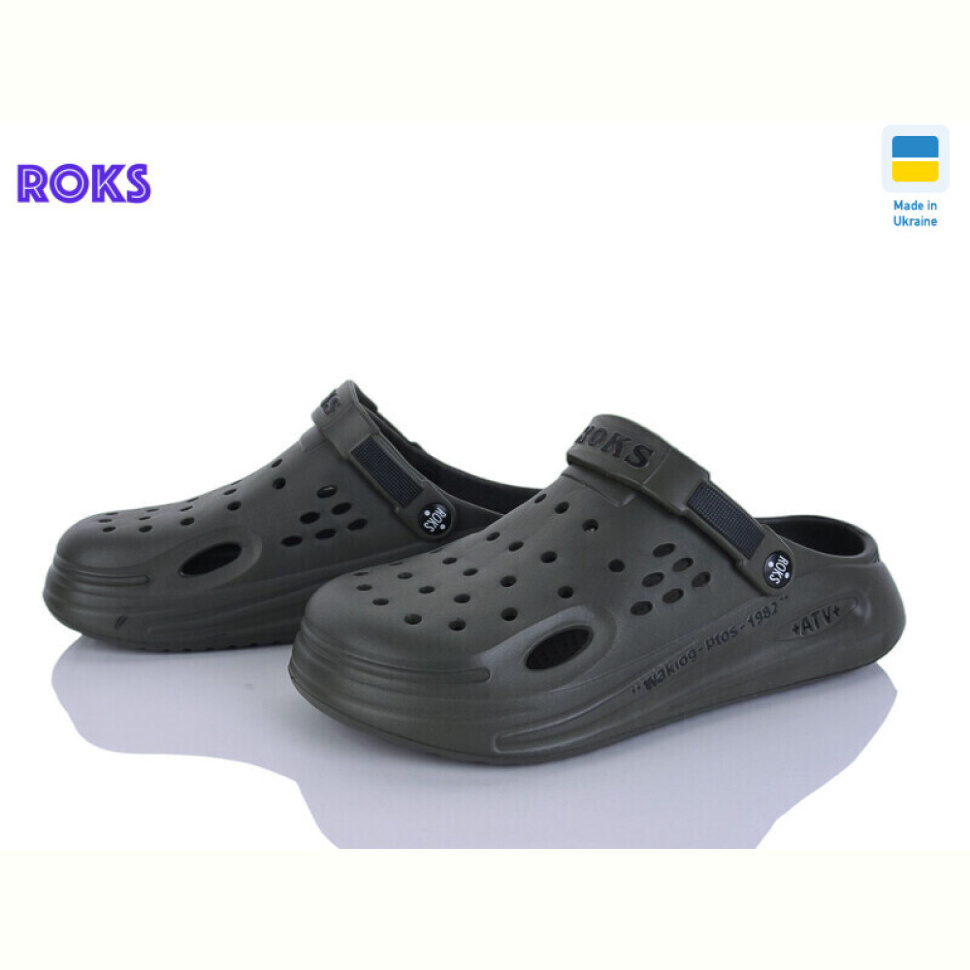 Кроксы Roks 516-017 хакі