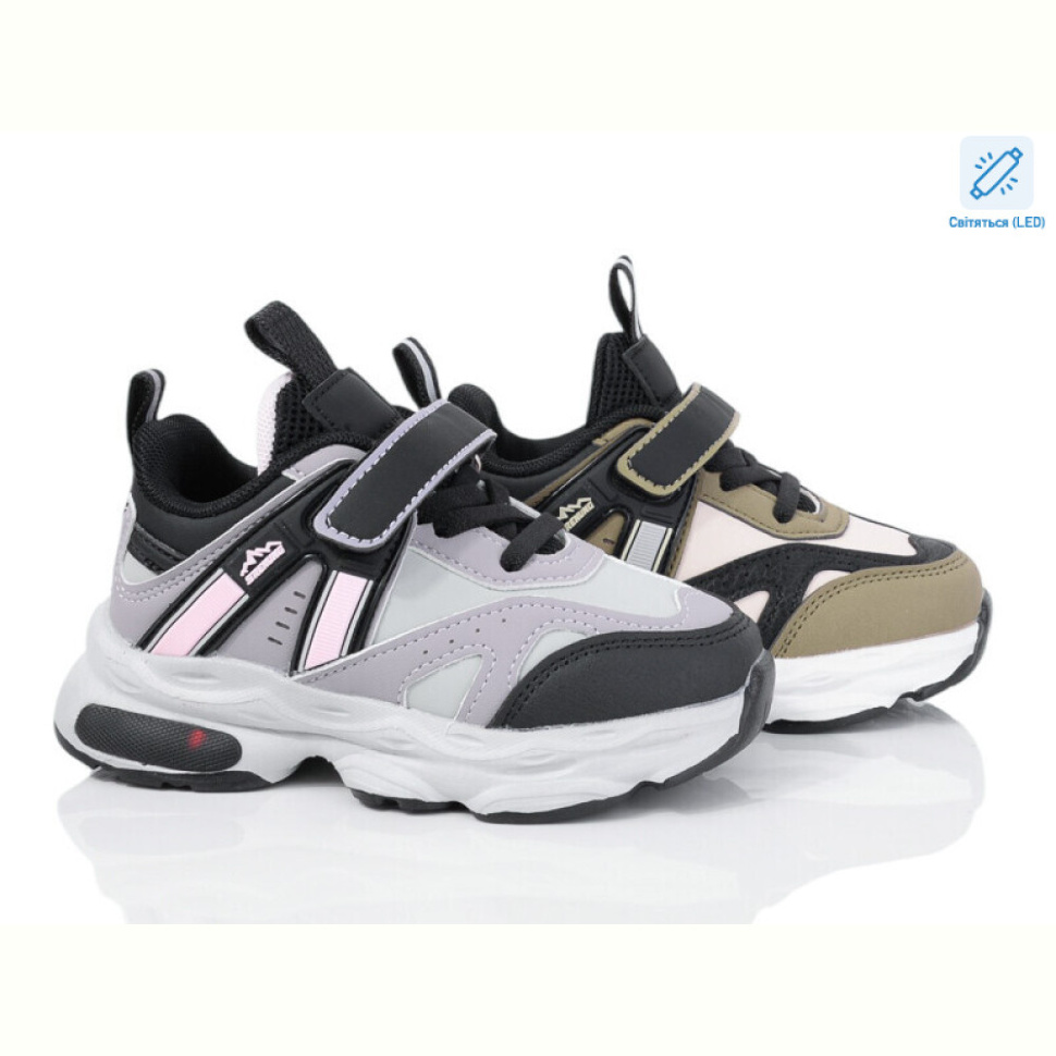 Кроссовки Poni kids 2042-1B mix LED