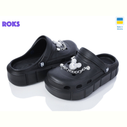 Кроксы Roks 2025-152-12 чорний