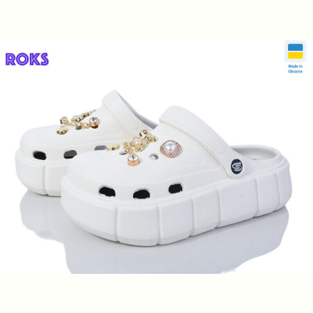 Кроксы Roks 152-7 білий
