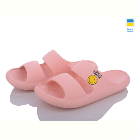 Шлепки DeMur DS69 персик