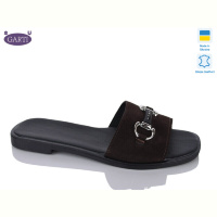 Шлепки Garti 54 корич замш