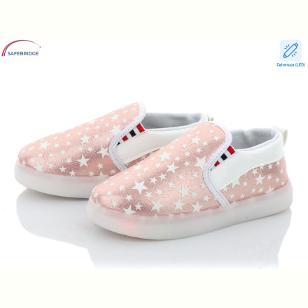 Слипоны Victoria N111-10 pink LED