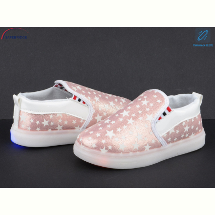 Слипоны Victoria N111-10 pink LED