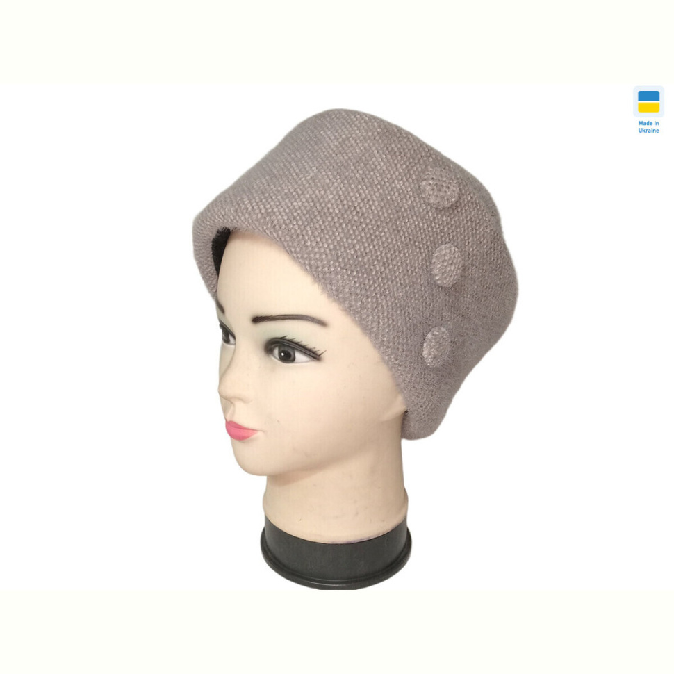 Шапка Mabi 0584 кубанка св.бежевий