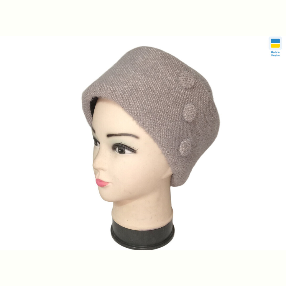 Шапка Mabi 0584 кубанка св.бежевий