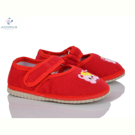 Тапки Acorus Смайл червоний
