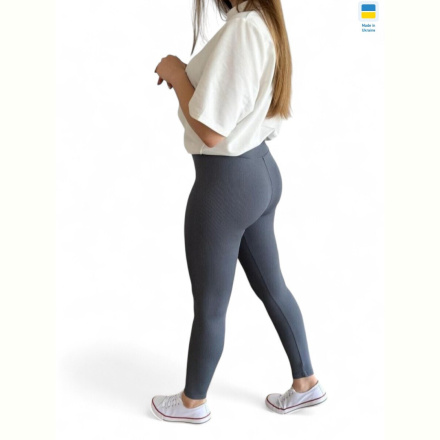 Лосины Sport style 70225 т.сірий