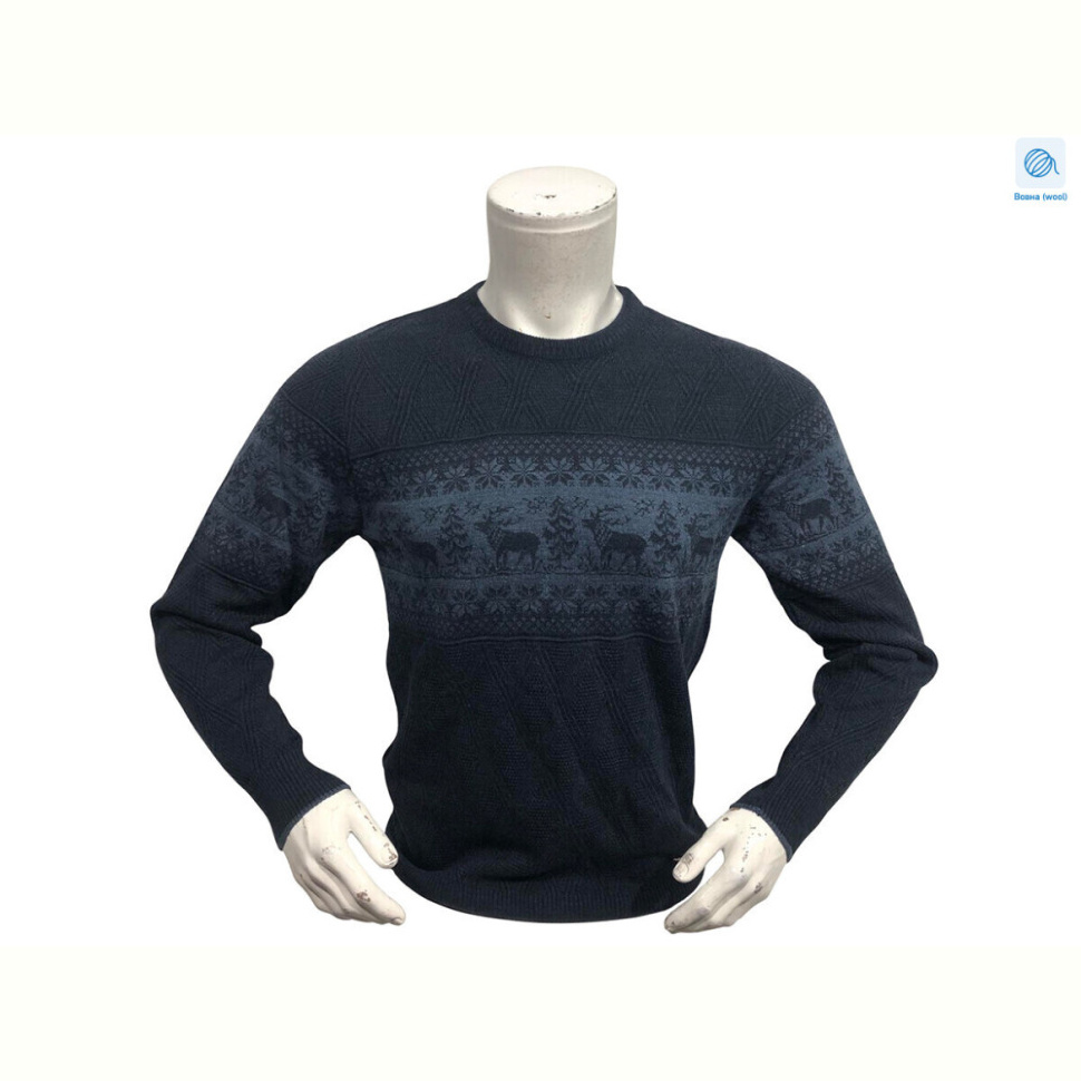 Свитер TurkishBrend 4062 синій (L-XL) Свитер TurkishBrend 4062 синій (L-XL)