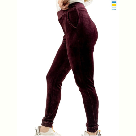 Спортивные брюки Sport style 33 бордовий