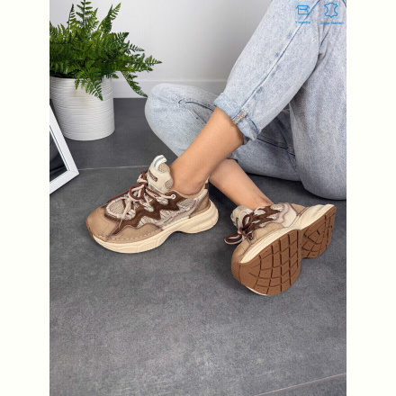 Кроссовки Camille BA1002-1 l.brown