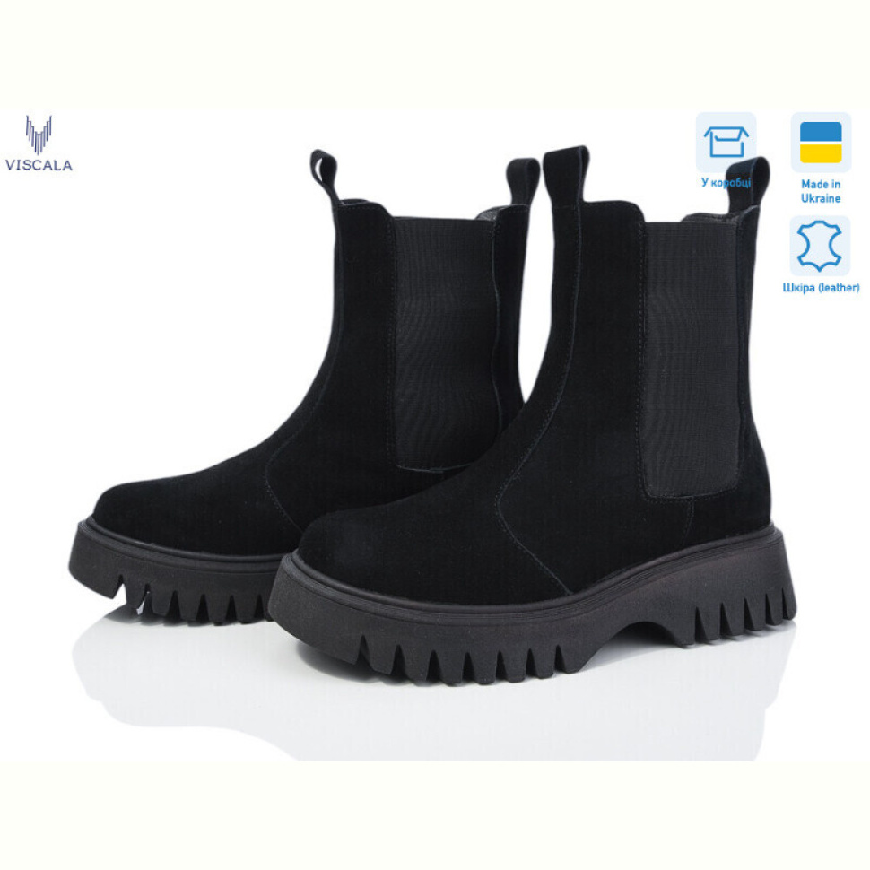 Ботинки Viscala 27910 чорний з.