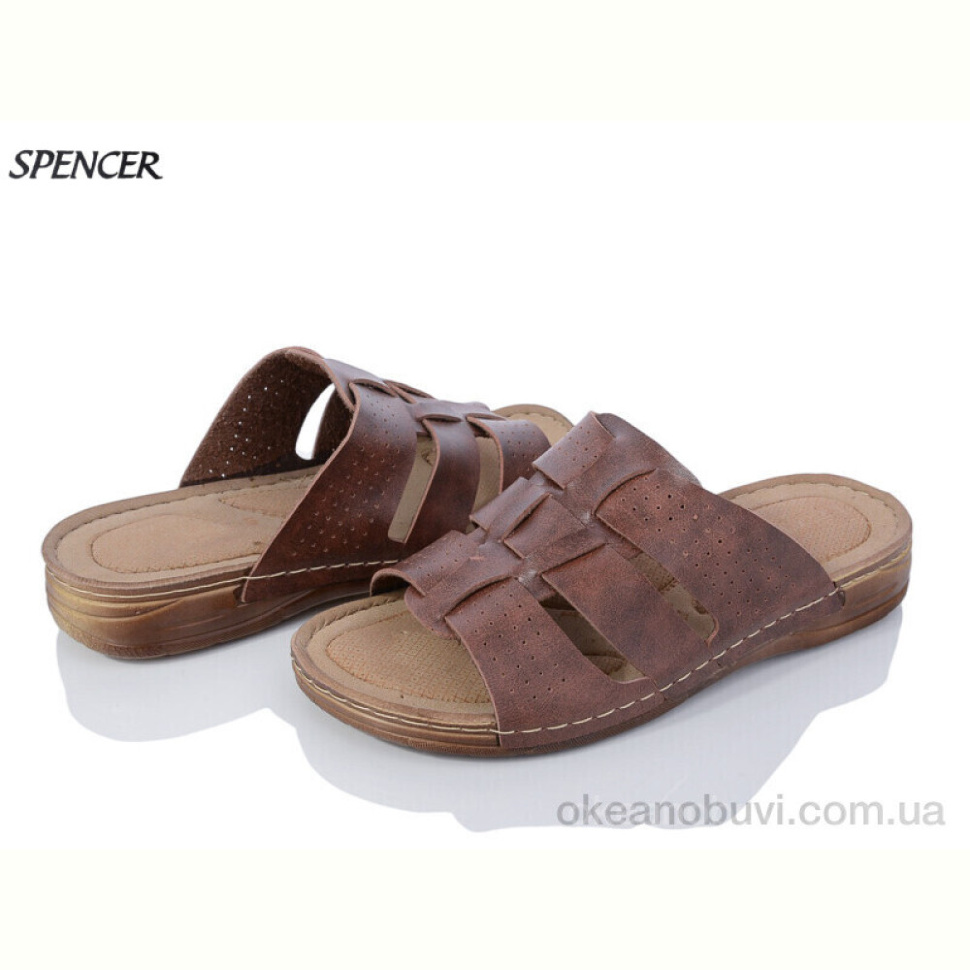 Шлепки Spencer 03 brown
