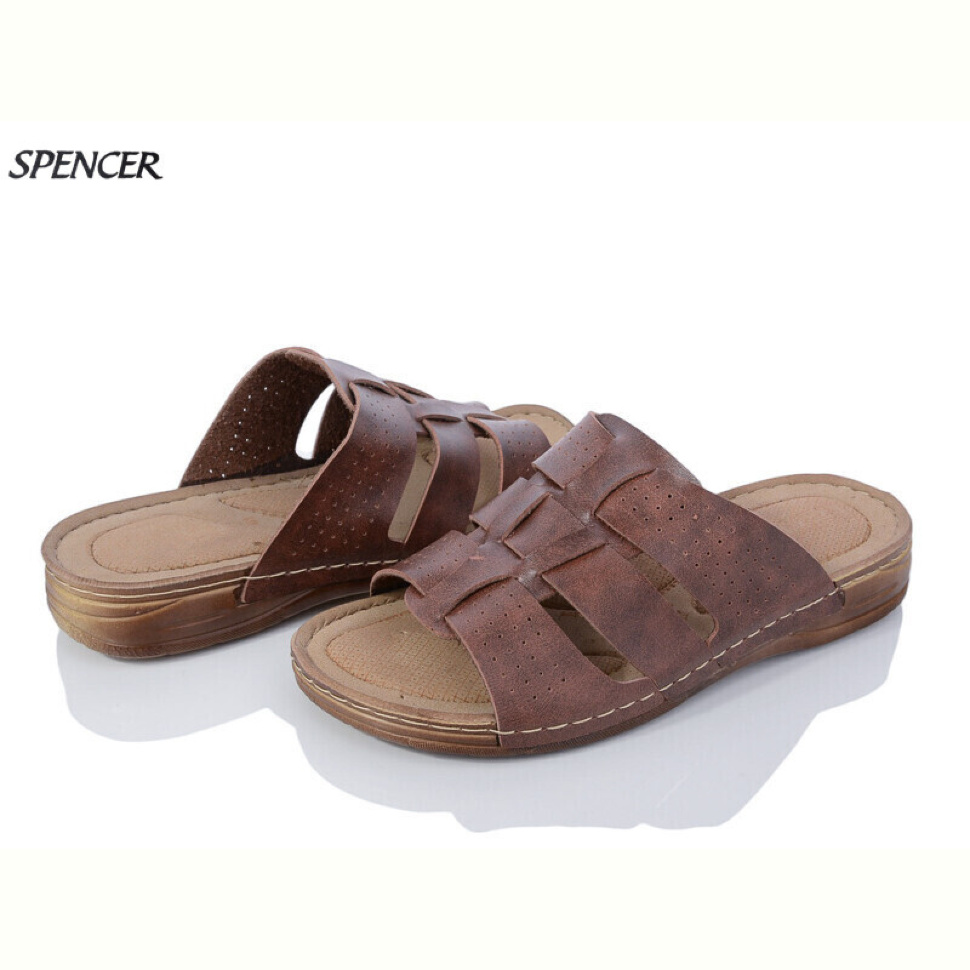Шлепки Spencer 03 brown