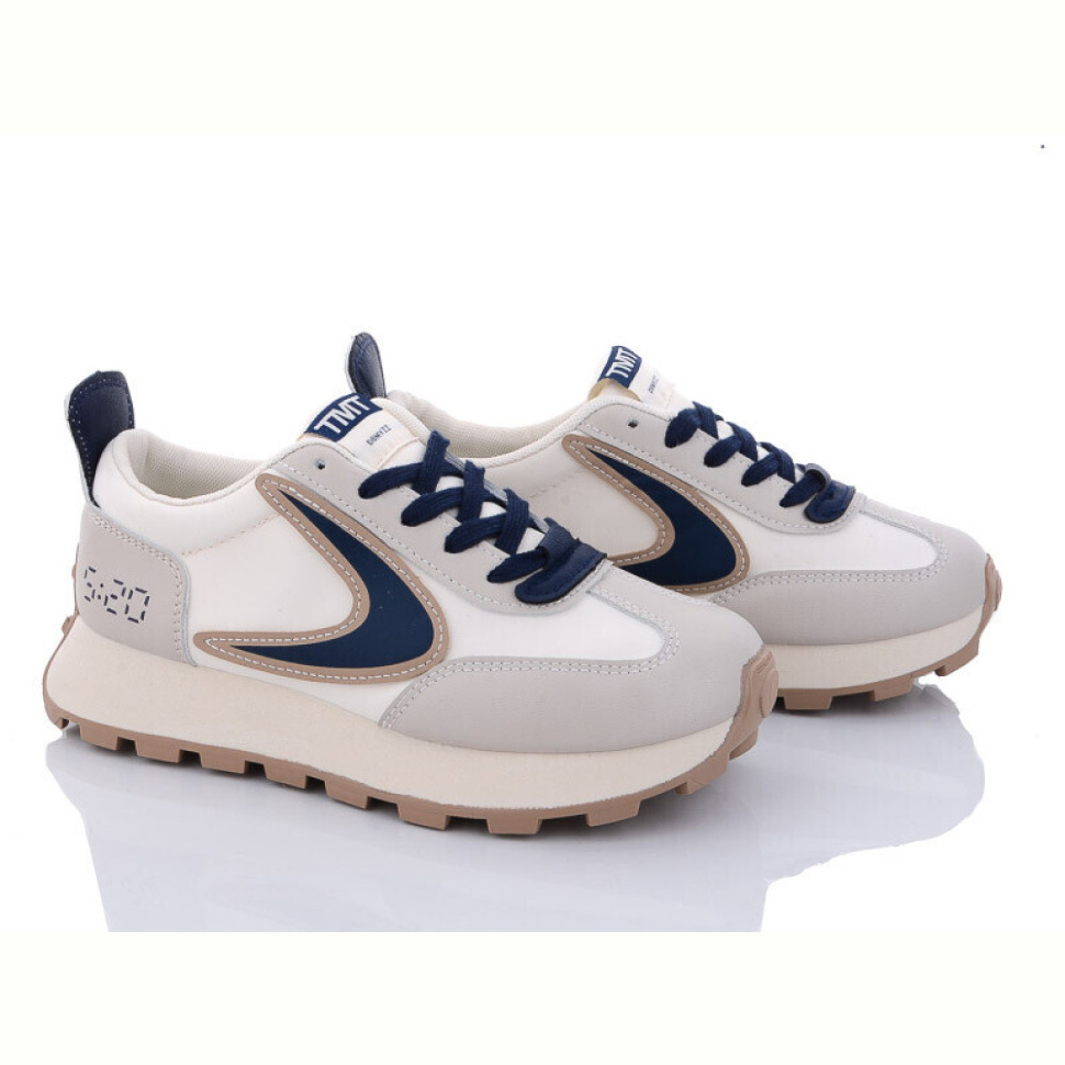 Кроссовки Violeta 170-20 beige-blue